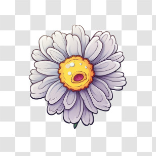 Flower Emoji - Cute Cartoon Flower Transparent PNG