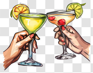 Cocktail Day - Vibrant Cocktails For A Celebration Transparent PNG