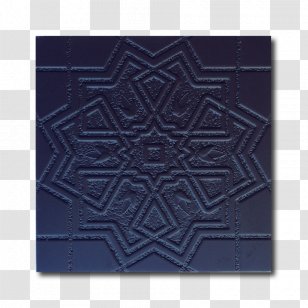 Cobalt Blue Symmetry Line Symbol Pattern - Rectangle Transparent PNG