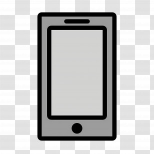 Mobile Phone Emoji - Smartphone Icon For Mobile Devices Transparent PNG