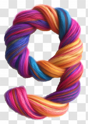 Number 9 - Colorful Number 9 Transparent PNG