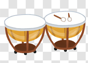 Music - Percussion Timpani Drums Transparent PNG