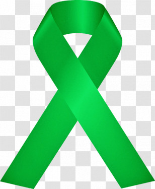 Green ribbon isolated on a transparent background 22024764 PNG