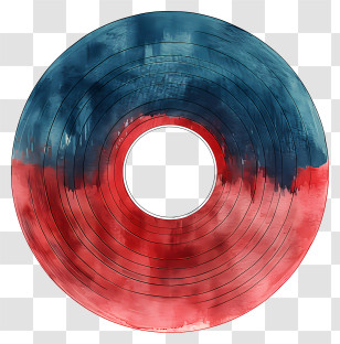 Vinyl Record - Colorful Vinyl Record Transparent PNG