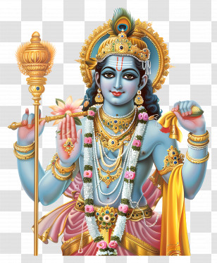 Nirjala Ekadashi - Depiction Of An Indian God In Traditional Style Transparent PNG