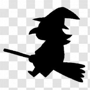 Silhouette Wing Stencil Logo Bird - Blackandwhite Transparent PNG