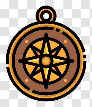 Compass Logo - Navigation Compass Tool Transparent PNG