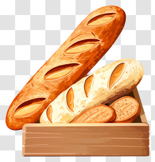 Baguettes - Freshly Baked Bread Transparent PNG