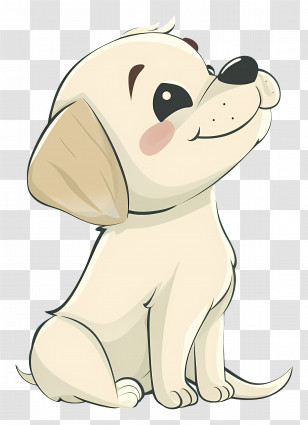 Dog - Cute Sitting Puppy Transparent PNG