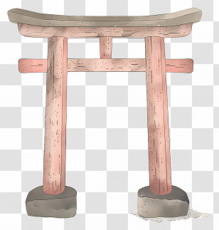 Gate - Traditional Japanese Torii Gate Transparent PNG