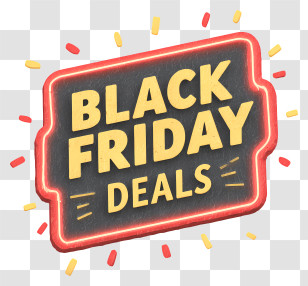 Black Friday Deals - Black Friday Deals Sign Transparent PNG