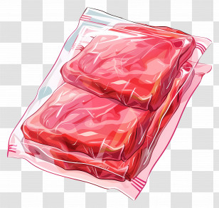 Vacuum Sealed Meat - Vacuum-Sealed Fresh Meat Transparent PNG