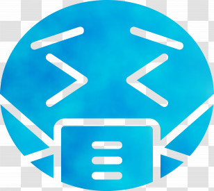 Turquoise Icon Electric Blue Circle Symbol Transparent PNG