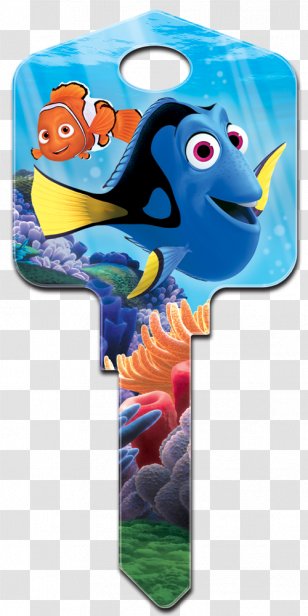 Lightning McQueen Nemo Key Blank Chains - Door - Dory Transparent PNG