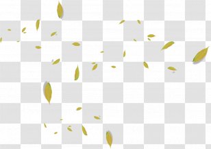 Angle Pattern - Point - Green Leaves Falling Floating Material Transparent PNG