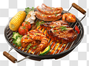 Labor Day Bbq - Delicious Barbecue Grill Transparent PNG