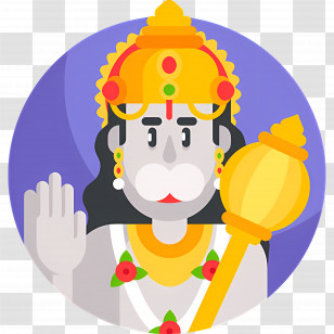 Hanuman - Hindu Deity Illustration Transparent PNG