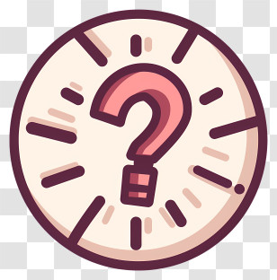 Question Mark - Circular Question Mark Symbol Transparent PNG