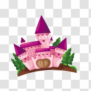 cartoon fairy tale animation pink castle transparent png cartoon fairy tale animation pink