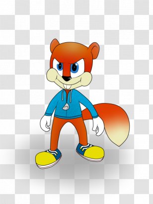 Conker The Squirrel Rare - Mammal Transparent PNG