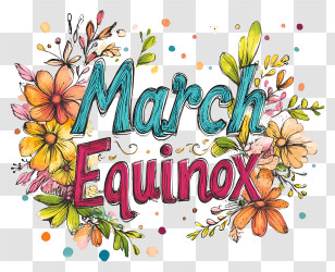 March Equinox - March Equinox Floral Design Transparent PNG