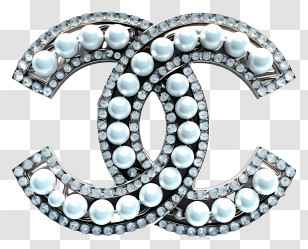 Chanel Logo - Elegant Pearl And Gemstone Logo Transparent PNG