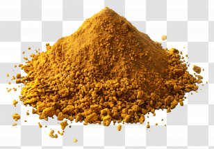 Curry Powder - Pile Of Yellow Powder For Cooking Transparent PNG