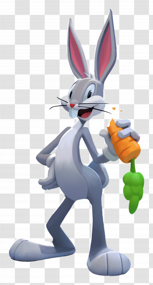 Bugs Bunny - Classic Cartoon Rabbit Transparent PNG