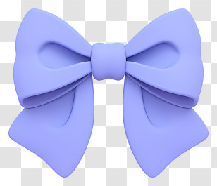 Cute Bowtie - Purple Decorative Bow Transparent PNG