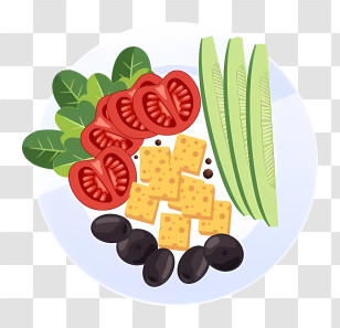 Thai Food - Fresh Vegetable Salad Transparent PNG