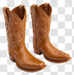 Western Boots - Stylish Cowboy Boots Transparent PNG