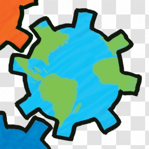 Theme Clip Art - Organization - Futuristic Gear Transparent PNG