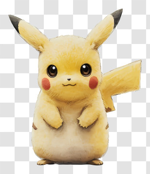 Pikachu - Cute Pikachu Character From Pokemon Series Transparent PNG