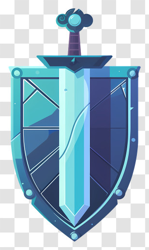 Shield Sword - Cartoon Sword And Shield Transparent PNG