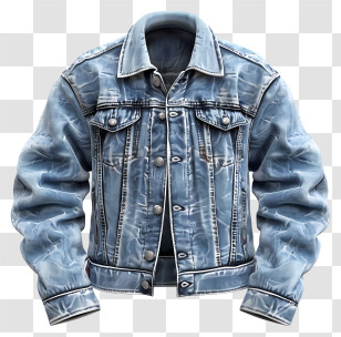 Jacket - Blue Denim Jacket Transparent PNG