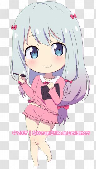 Black Hair Fan Art DeviantArt - Frame - Erika Kurumi Transparent PNG