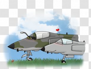 Fighter Aircraft Airplane Character Jet Monoplane - Angry Fish Transparent PNG