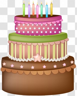 Birthday Cake Torte Chocolate Clip Art - Frosting Icing Transparent PNG