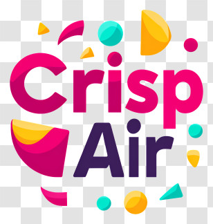 Crisp Air - Colorful Crisp Air Logo Transparent PNG