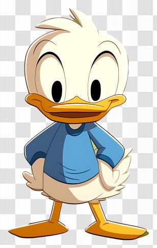 Cartoon Duck - Cute Cartoon Duck Transparent PNG