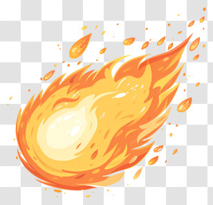 Fireball - Fireball In Motion Transparent PNG