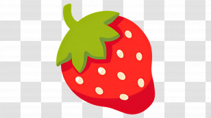 Strawberry - Bright Strawberry Fruit Illustration Transparent PNG