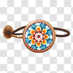Raksha Bandhan - Colorful Decorative Bracelet Transparent PNG