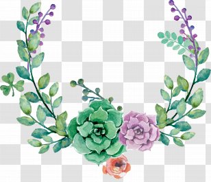 Second Life Clothing Linden Lab Gashapon - Unisex - Hand Painted Watercolor Plant Title Box Transparent PNG