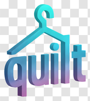 Quilt Logo - Quilt Hanger 3D Logo Transparent PNG
