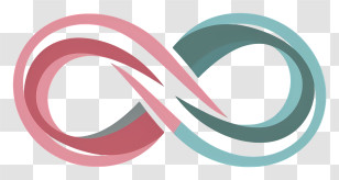 Geometric Shape - Colorful Infinity Symbol Design Transparent PNG