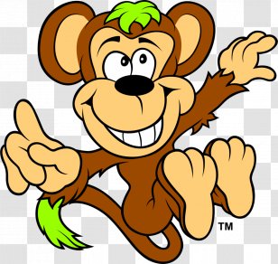 Monkey Cartoon - Pleased Transparent PNG