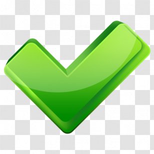 Check Mark Clip Art - Green - Heart Transparent PNG