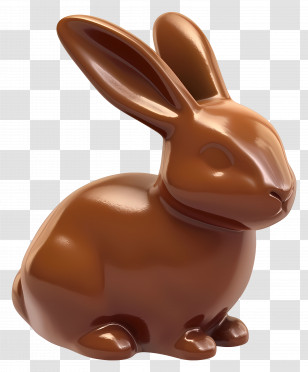 Chocolate Bunny - Chocolate Bunny For Easter Transparent PNG