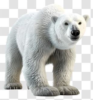 International Polar Bear Day - Polar Bear In Arctic Environment Transparent PNG